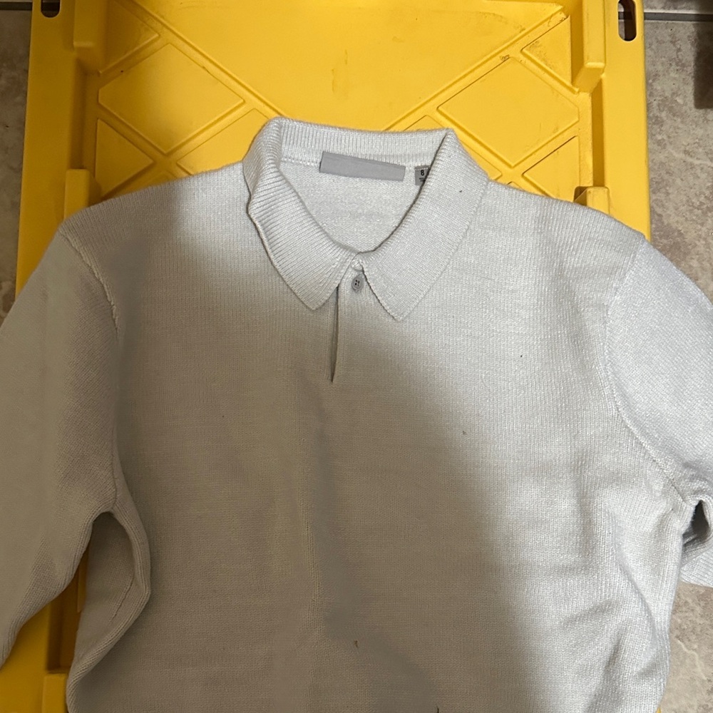 Essentials Cream Knit Sweater